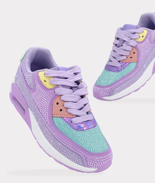 Tenis Morados Multicolor