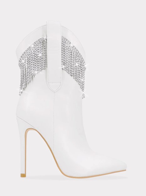 Botines Blancos de Moda