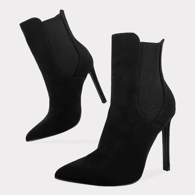 Botines de Gamuza negros