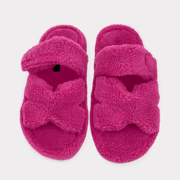 Pantuflas de Peluche Rosa